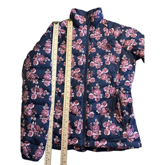The North Face Women's Flare Down Jacket Urban Navy Floral Print Sz SP $160 - Picture 8 of 15